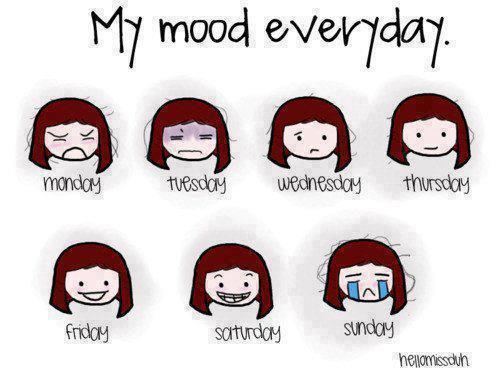 My mood everyday