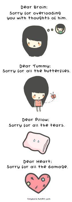 Dear self, I love him and you don't say me 'what you doing'